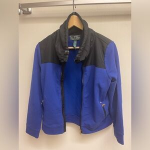 Lauren Ralph Lauren Active Performance Jacket Full Zip Blue Color Size M
